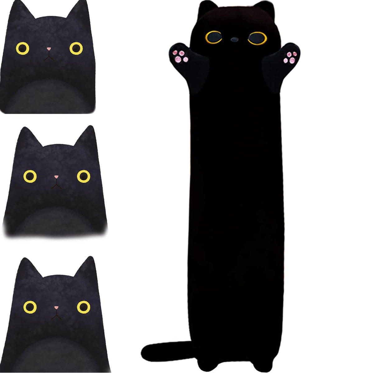 Black Cat Plush Pillow