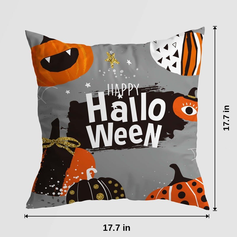Pumpkin Castle Pillow Cover