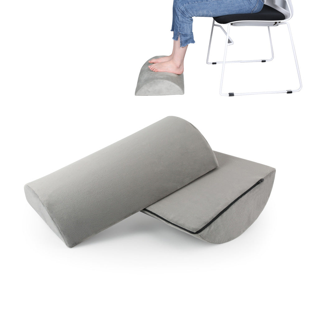 Ergonomic Half-Cylinder Foam Footrest
