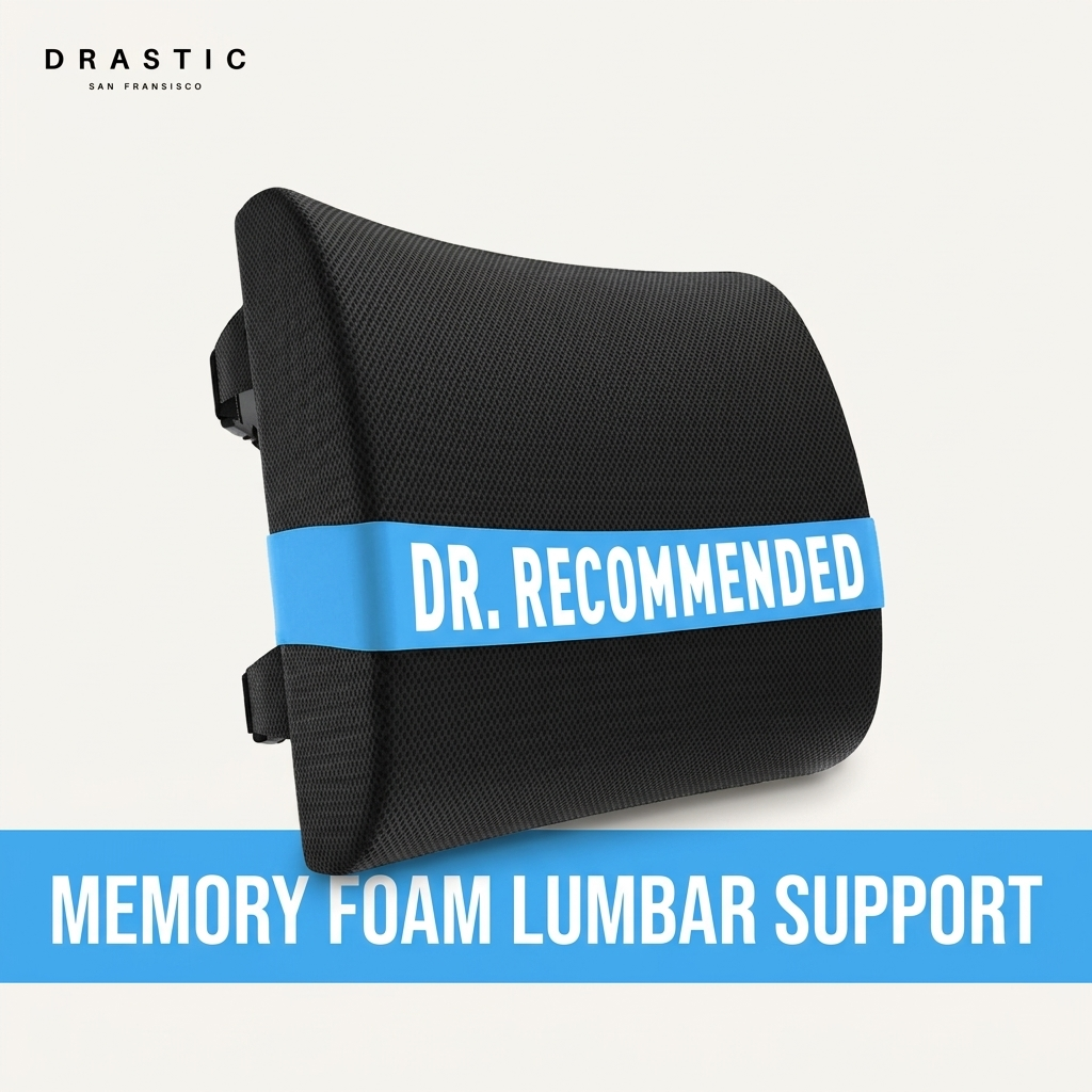 Memory Foam Lumbar Support Pillow
