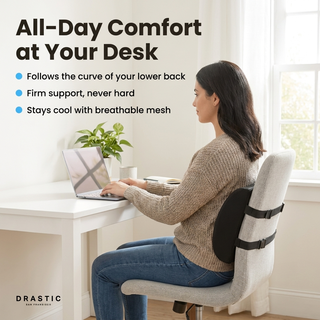 Memory Foam Lumbar Support Pillow
