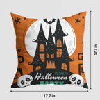 Pumpkin Castle Pillow Cover