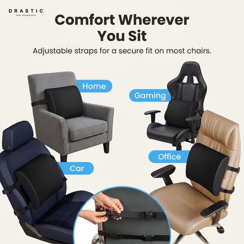Memory Foam Lumbar Support Pillow