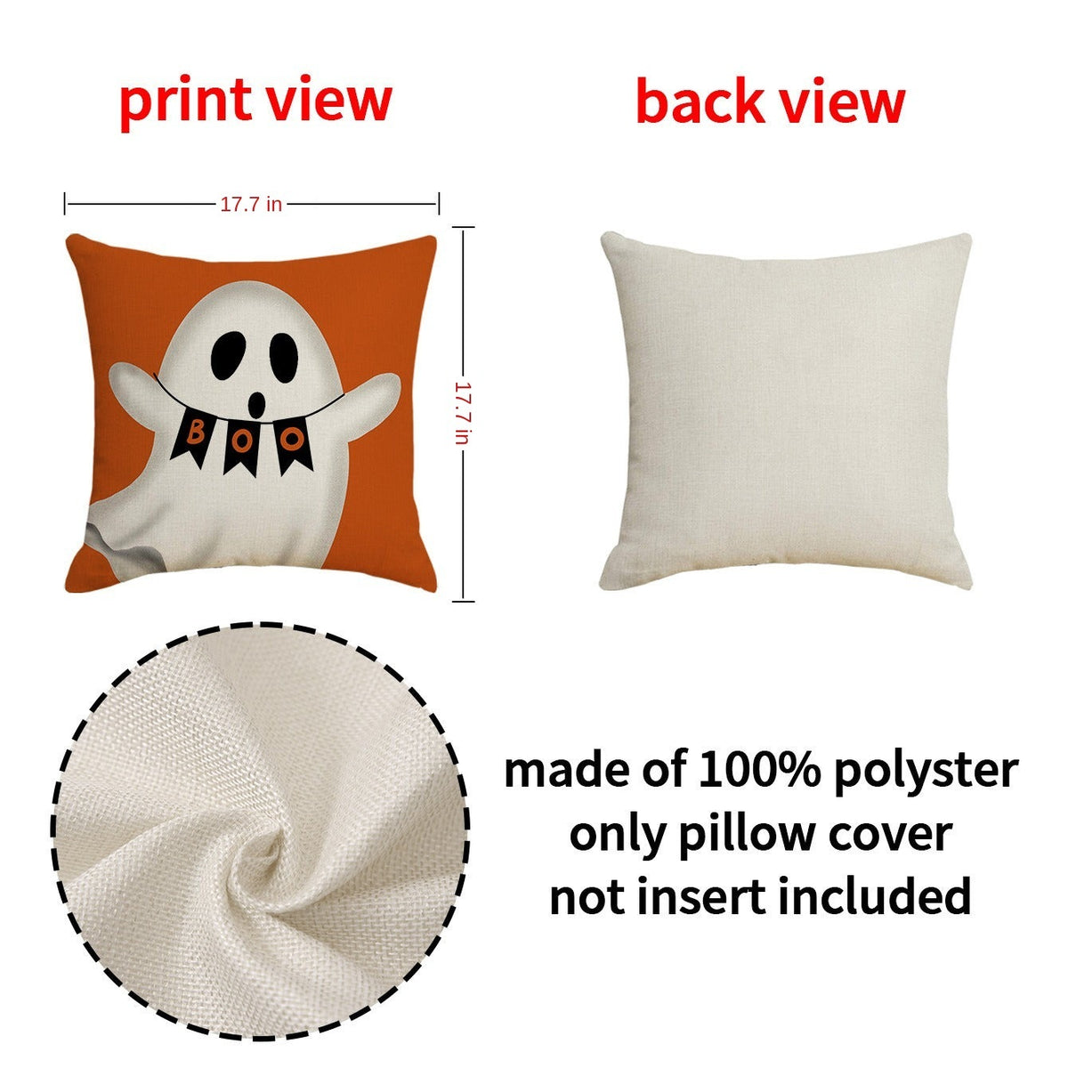 Pumpkin Castle Pillow Cover