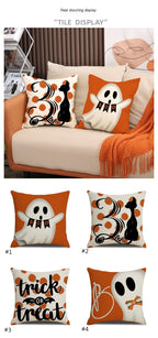 Pumpkin Castle Pillow Cover