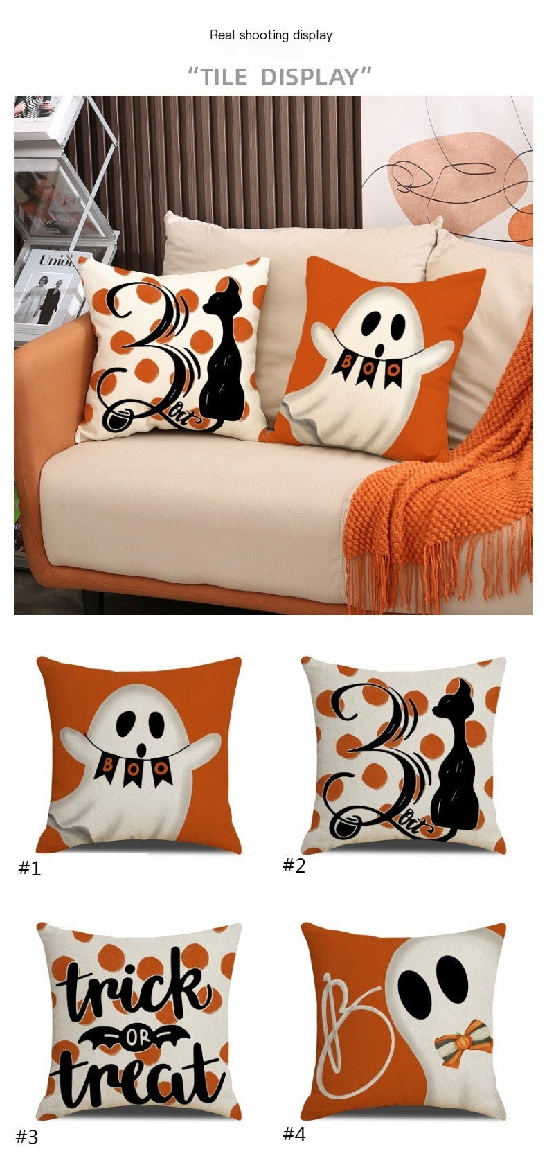 Pumpkin Castle Pillow Cover